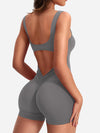  Slim Hip Lifting Scrunch Butt Yoga Jumpsuit image 1