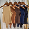 Sleeveless Tank Top Bodysuit Seamless Shapeless image 1