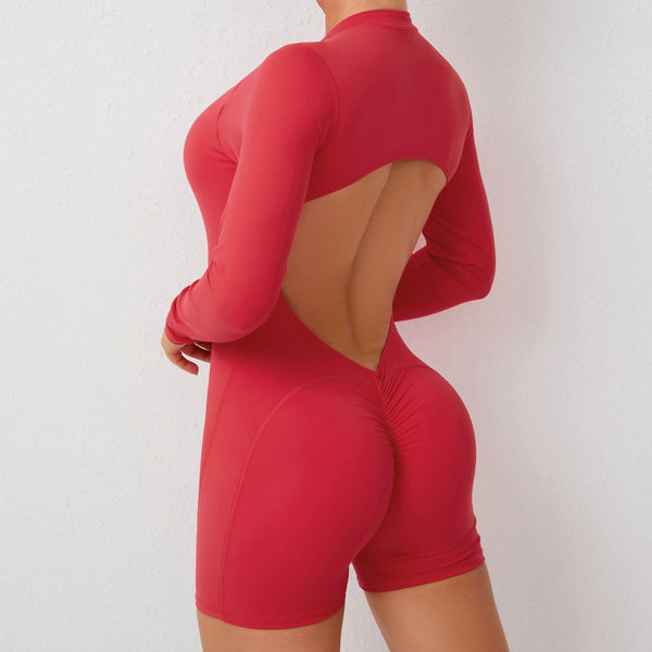 Long Sleeve One Piece Romper image 1