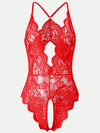 Allure Lace Crotchless Lingerie Bodysuitimage 0