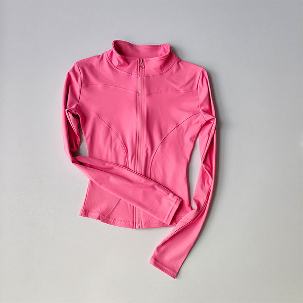 Slim Fit Quick Dry Zipper Jacket Top image 1