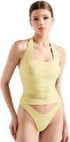 Halter Tank Tops Double Lined Backless Tops image 12