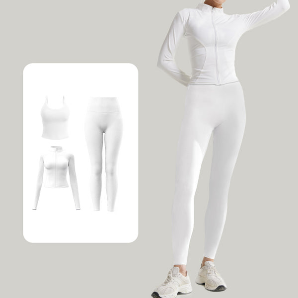 High-Waisted Ribbed Seamless Set image 0