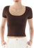 Scoop Neck Short Sleeve T Shirt Slim Fit image 0