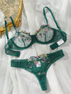 Fruity Pebbles Embroidery Mesh Bra & Panty Set image 11