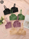 4PC Solid Color Bra Set image 0