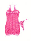 Lace Lullaby Heart Mesh Dress & Thong image 6