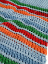 Knitted Colorblock Striped Set image 3