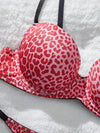Cheeky Leopard Print Padded Bra Set image 7