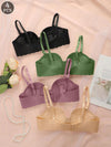 4PC Solid Color Bra Set image 9