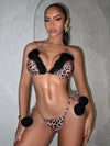 Swim Cheetah Print Bikini Sets image 6