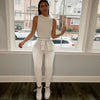  Solid Skinny Sleeveless Jumpsuit image 1