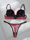 Cheeky Leopard Print Padded Bra Set image 4