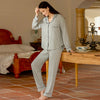 V-Neck Sleepwear Loose Pant Set image 2