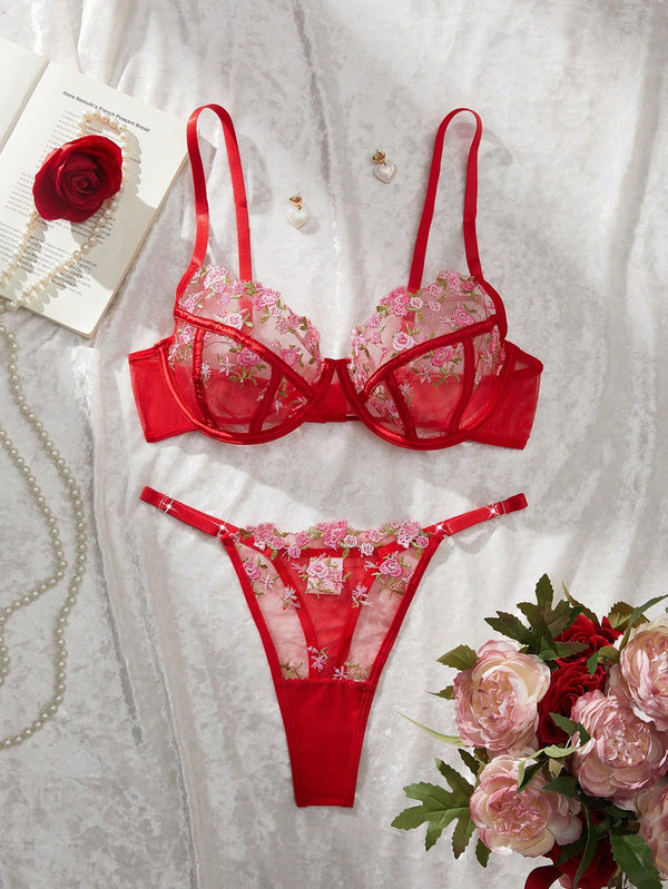 XOXO Floral Lace Panty Set image 11