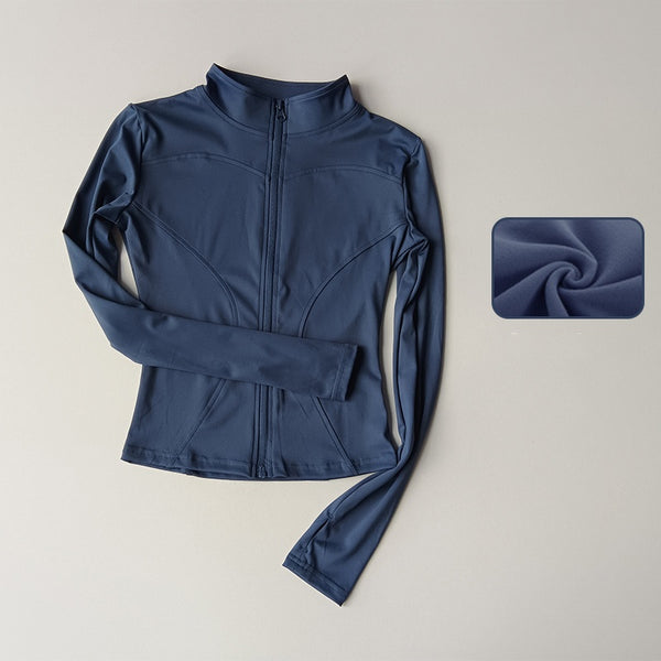 Slim Fit Quick Dry Zipper Jacket Top image 12