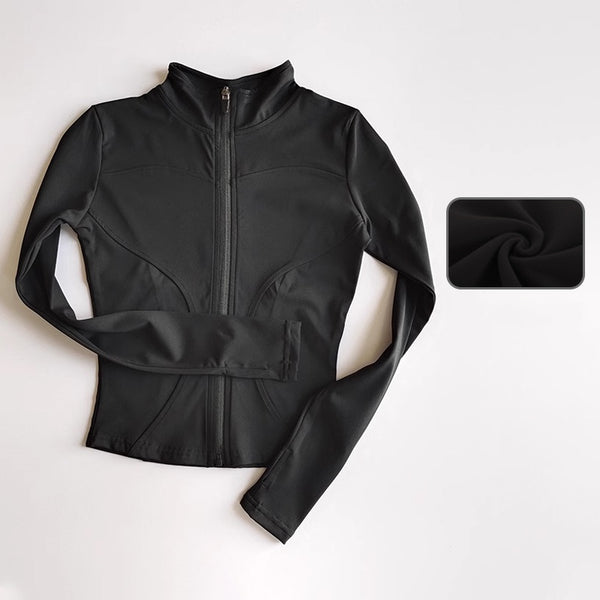 Slim Fit Quick Dry Zipper Jacket Top image 11
