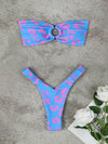 Floral Printed Bandeau Bikini Set, image 5