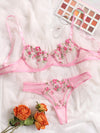 Fruity Pebbles Embroidery Mesh Bra & Panty Set image 4