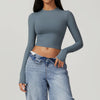 Slim Fit Crew Neck Crop Top image 1