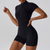 Half zipper jumpsuit image 0