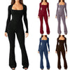 Long Sleeve Skinny Fit One Piece Jumpsuit image 0