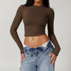 Slim Fit Crew Neck Crop Top image 3