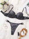 Cheeky Leopard Print Padded Bra Set image 10