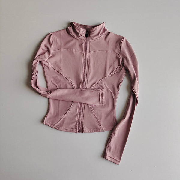 Slim Fit Quick Dry Zipper Jacket Top image 3