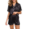 Silk Satin Pajamas Set Two-Pieceimage 7
