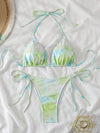 Tribal Animal Pattern Bikini With Triangle Strap image 9