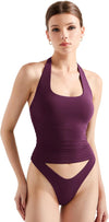 Halter Tank Tops Double Lined Backless Tops image 0