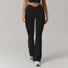 High Waist V-Flare Pants image 5