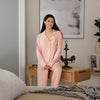 V-Neck Sleepwear Loose Pant Set image 1
