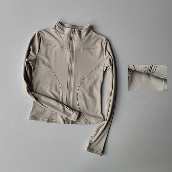 Slim Fit Quick Dry Zipper Jacket Top image 13