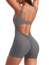  Slim Hip Lifting Scrunch Butt Yoga Jumpsuit image 14