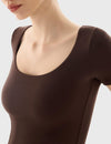 Scoop Neck Short Sleeve T Shirt Slim Fit image 14