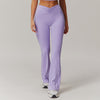High Waist V-Flare Pants image 2