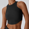 Crop Top Crewneck Sweatshirt and Flare Jogger Workout Set image 8