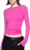 Long Sleeve T Shirts Crew Neck Slim Fit Top image 0