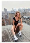 Ruffled Neck Short Sleeved Top image 2