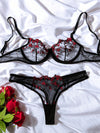 Fruity Pebbles Embroidery Mesh Bra & Panty Set image 9