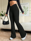  V-Shaped High-Waist Flared Pants image 5