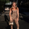Leopard Straps Jumpsuit Sleeveless Slim Fit Jumpsuit One Piece Boutique image 6